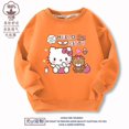 thumbnail image 1 of Sanrios HelloKitty suéter para niños Kawaii Anime MyMelody Kuromi algodón cuello redondo Top primavera y otoño ropa para niños, 1 of 4