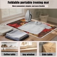 thumbnail image 6 of ZIATUBLES Cat Maple Leaf Print Ironing Pad, 31.5 x 19.6 inch Foldable Ironing Mat Blanket for Top of Washer Dryer, Multifunctional Ironing Accessories Easy to Store, 6 of 7