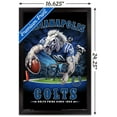 thumbnail image 3 of NFL Indianapolis Colts - End Zone 17 Wall Poster, 14.725" x 22.375", Framed, 3 of 5