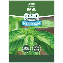 Expert Gardener Basil Genovese Herb Seeds - Heirloom Annual for Thriving Gardens