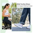 thumbnail image 7 of MAYKX Wide Toe Box Womens Walking Shoes with Arch Support | Slip On Tennis Shoes | Orthotic Sneakers for Plantar Fasciitis | Ideal for Office Staff, Long Standing & Light Outings, 7 of 7