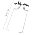 thumbnail image 6 of 2PCS Orginal LCD Back Cover Hinges Set for Pavilion 15-P 15-P066US 15-P000 762508-001 Silver Non-touch, 6 of 7