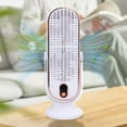 thumbnail image 6 of BinKFF Tower Fan Oscillating Fan, Portable Desk Fan with 5-Speed Options, Dual Air Circulation, Personal Quiet Table Fan for Home Office Desktop Bedroom, 9.8 inch, 6 of 9