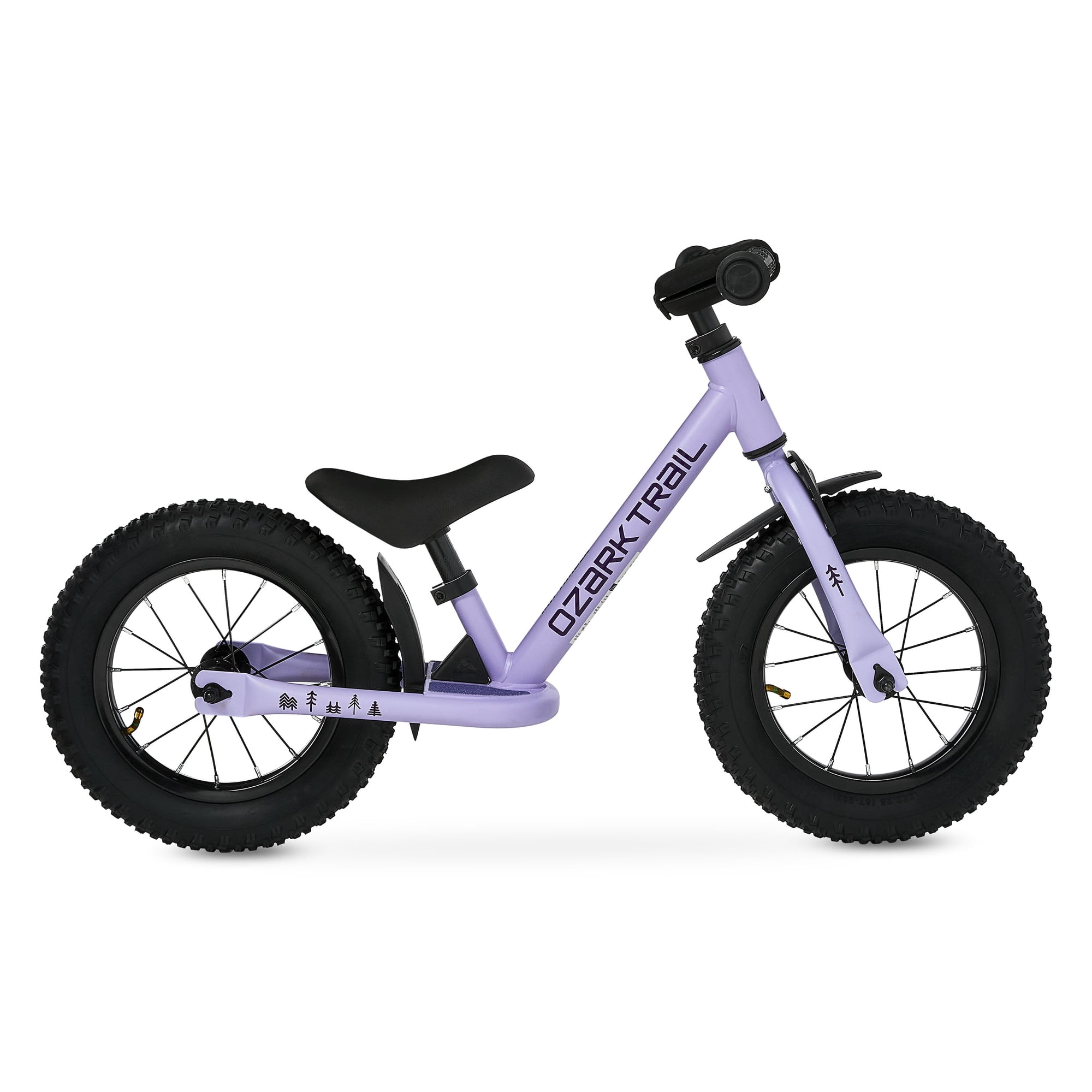 Ozark Trail M.1 Timber Kids' Balance Bike, 12 in, Purple, Unisex