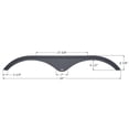 thumbnail image 1 of Icon Fender Skirt 14144 Tandem Axle; Fits Certain Pilgrim 5th Wheels Models And Travel Trailers; 65 Inch Length x 8-7/8 Inch Height; Gray; ABS Plastic; Tandem; Single, 1 of 4
