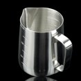 thumbnail image 2 of Leche de café de acero inoxidable Jarra de espuma Garland Cup with Scale 350ml Sunnimix Jarra de café, 2 of 8