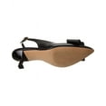 thumbnail image 4 of M by Bruno Magli Mona Leather Slingback Sandal, 8, Black, 4 of 5