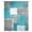 Blue, variant on Turquoise Grey Ombre Sheer Curtains 84 Inches Long, Abstract Vintage Oil Painting Light Filering Curtains, Breathable Simi Curtain Privacy Drapes for Living Room Bedroom Lightweight Window Treatment