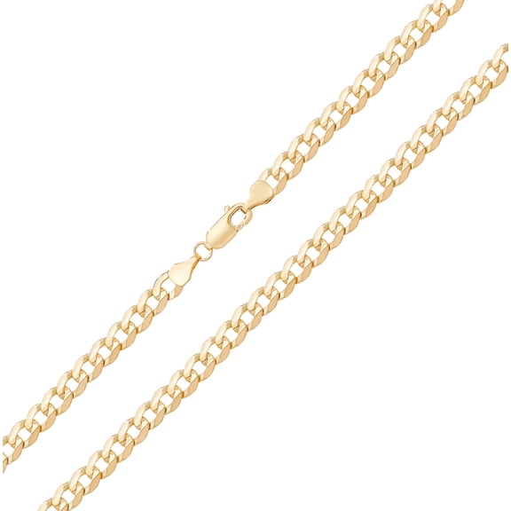 Classical 9k Gold Women Curb Chain - 18 inch*5mm
