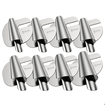 New Arrivals 8Pcs Universal Sewing Rolled Hemmer Foot for Machine, Rolls Hemming Attachement Seam Presser (3-10MM)