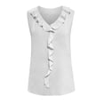 thumbnail image 4 of Razzly Beach Saying Tops for Women Bartender Top Women Base Fashion Tops Nylon Clothes Women Athletic Tops for Women Loose Fit Sleep Top Muscle Shirt Womens Bills Top Women Women's Casual(White,L), 4 of 5