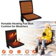 thumbnail image 6 of Vikakiooze Stadium Bleacher Chair Backable Folding Heated Chair Portable Heated, 6 of 9