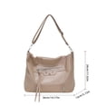 thumbnail image 2 of Rock Willow Nail Cool Bolso bandolera grande con hombro Bolso mensajero vintage (Caqui), 2 of 4
