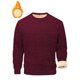 thumbnail image 5 of pstuiky camisas de manga larga para hombre, Blusa/camiseta informal y moderna de color liso con cuello redondo y manga larga para hombre salir tops xl, 5 of 5