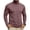 Wine, variant on Mens Long Sleeve T Shirt Mock Turtleneck Slim Fit Basic Undershirt Lightweight Fall Pullover Tops for Daily Life