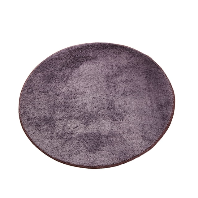 High Traffic Area Rug Round Short Hair 40In Non-Shedding & Easy Care Living Room Area Rug Washable and Easy to Clean