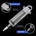 3 Pack 100ML Large Syringe and 2 Pack 20ML Plastic Syringes with Tip