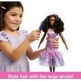 thumbnail image 3 of Barbie Doll for Preschoolers, My First Barbie Deluxe, Black Hair, 3 of 6