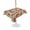 Brown, variant on Outdoor Tablecloth with Umbrella Hole for Patio/Picnic/Party/Camping, Brown Vintage Football Waterproof Table Cloth Rectangle Table Cover Washable, Grey Wooden Retro Art Ball (60"x 120")