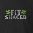 thumbnail image 2 of 9 Crowns Mens Happy Saint Patricks Day 2022 Funny T-shirts (X-Large, Fitshaced-Black), 2 of 3