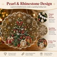 thumbnail image 2 of Christmas Tree Pearl Diamond Art Hanging Ornament Kit (Style 6, 12in) | DIY Pearl Painting Kits Suncatchers, 3D Mixed-Size Pearls Holiday Wall Decor for Windows, Trees, Walls and Holiday Gifts, 2 of 7