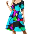 thumbnail image 3 of Vestido de manga corta con luces LED Ropa de mujer Vestido largo, 3 of 7