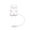 White, variant on Cartoon Bear Silicone Straw Toppers for 10mm Straws, Fun Reusable Drink Decorations for Cups and Tumblers, 1 or 10 Pack