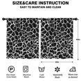 thumbnail image 2 of Blackout Kids Curtains,Black and White Giraffe Pattern Childrens Insulated Curtains Set Of 2,Bedroom Essentials,Toddler Room Decor 52"x63", 2 of 5