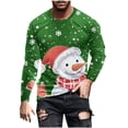 thumbnail image 2 of cllios Men Christmas Tops Funny Christmas Tshirts Shirts for Men Big and Tall Long Sleeve Christmas Tee Shirts for Men Christmas Graphic Tees Men Christmas Gifts under 10, 2 of 5