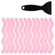 thumbnail image 1 of Kearding Adhesivo antideslizante Piso Bañera Anti-skip Calcomanía Hogar Baño Cocina PEVA S Forma Cinta rosado, 1 of 6