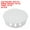 White, variant on Uxcell 25Pcs Plastic Hole Plugs, Flush Type Round Plug Snap in Locking Covers White 1-1/4"