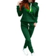 thumbnail image 2 of Fanxing Two Piece Outfits for Women St Patrick's Day Casual Long Sleeve Sweatsuits Jogger Tracksuits Lounge Sets, 2 of 8