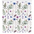 thumbnail image 3 of Ambesonne Thistle Shower Curtain, Wildflowers in Spring, 69"Wx84"L, Multicolor, 3 of 3