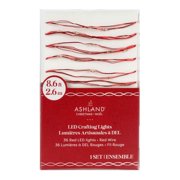 36ct. Red LED Crafting Lights with Red Wire by Ashland-Christmas Lights