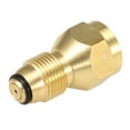 thumbnail image 3 of Adaptador Lixada Safety POL Adaptador Adaptador de recarga de propano Latón macizo Regulador Válvula Tomshoo Adaptador, 3 of 7