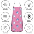 thumbnail image 6 of Yiaed French Bulldog Print Kitchen Apron with Hand Wipe Pockets,Big Pocket,Aprons for Women with Pockets, Waterproof for Cooking Baking, 6 of 7