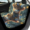 thumbnail image 3 of Pzuqiu Highland Cow in Forest Car Seat Covers Set Breathable Front and Rear Split Bench Seat Covers Full Surround Automotive Vehicle Cushion Cover for Cars Truck Vans Universal Fit Set, 3 of 7