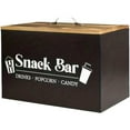 thumbnail image 7 of Wooden Snack Storage Box, Candy Jar with Lid Snack Organizer Vintage Style Candy Tin Rectangle Candy Dispenser for Candies, Chocolate & Snacks, 7 of 7