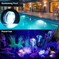 thumbnail image 4 of IC ICLOVER 4 Packs Submersible LED Pool Lights with Remote RF, IP68 Waterproof Color Changing Pond Light Magnetic Bathtub Fountain Hot Tub Lights Decor Home Party Vase Wedding Christmas Halloween, 4 of 9