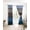 Blue, variant on Red Grey Blackout Curtains 39 Inches Long for Bedroom, Vintage Stripe Farmhouse Wood Grain Ombre Thermal Insulated Room Darkening Black Out Window Curtain Panels Grommet Drapes for Living Room