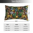 thumbnail image 2 of Pofeuu Hawaiian Culture Symbols Print Polyester Microfiber Plush Pillowcases, Super Soft and Cozy Pillow Case Covers with Envelop Closure（Pillow core not included）-14"x20", 2 of 6