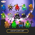 thumbnail image 5 of Monster Flex Juguetes elásticos para niños y niñas - 14 monstruos elásticos espeluznantes únicos - Monster Stretch Guy Toys para niños Regalo de cumpleaños Favores de fiesta Sensorial Fidget Stress To, 5 of 5