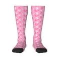 thumbnail image 1 of Fotbe Breast Cancer Awareness (3) Calcetas Divertidas Estampadas para Hombre y Mujer, Calcetas de Algodón hasta la Rodilla para Caminar, Correr, Enfermería y Embarazo, 1 of 6
