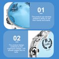 thumbnail image 3 of MasteelfCA 1Set Percussion Instrument Self-tuning Double Row Tambourine for Performance, 3 of 8