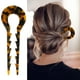 thumbnail image 1 of Accesorios para el cabello de moda Horquilla de acetato en forma de U sin horquilla Tocado para moño Horquilla para el cabello, 1 of 5