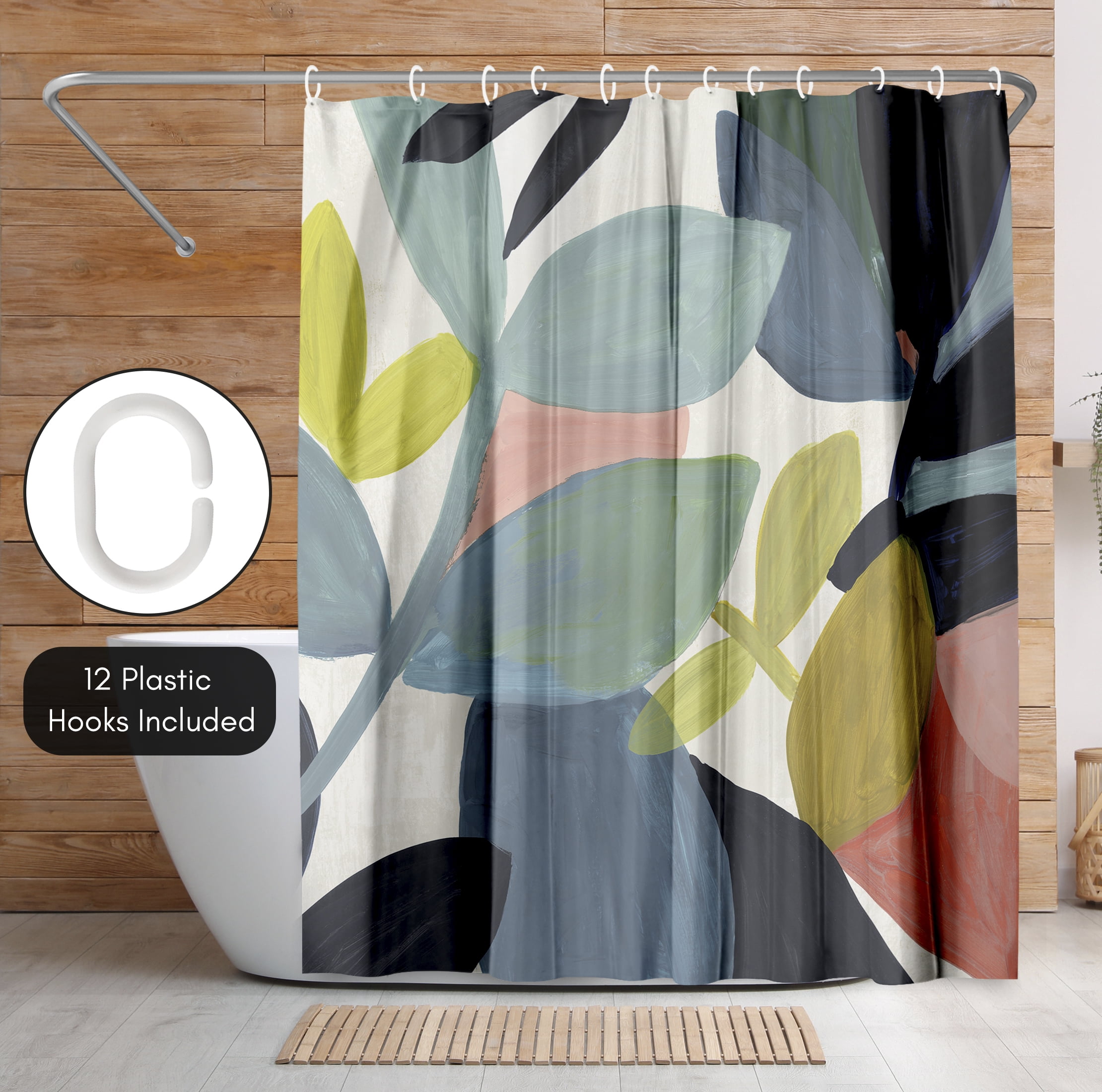 Americanflat 71" x 74" Shower Curtain, Embodiment by PI Creative Art