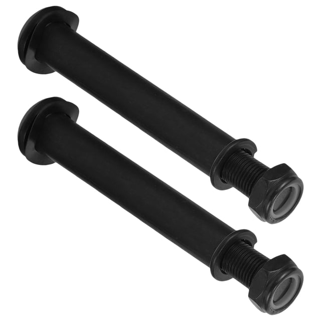 DEEPCRAFF 2 Pcs Accessoires Elliptiques pour la Sécurité dans les Sports Intérieurs avec Acier Roulé Noir