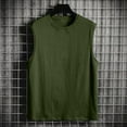thumbnail image 4 of Tdoqot Mens Gym Tank Tops- Soft Casual Sleeveless Quick Dry Workout Shirts Army Green Size XL, 4 of 5