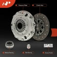 thumbnail image 3 of A-Premium Transmission Clutch Kit Compatible with BMW 323i 2006-2011 325Ci 2004-2005 325i 2004-2005 328i 2007-2013 328i xDrive 2009 2011 528i 2008-2010 128i 2008-2013 Z4 2003-2004 2.5L 3.0L, 3 of 9