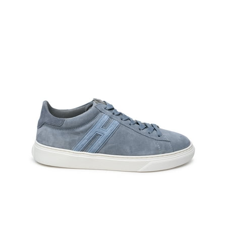 

Hogan Man Light Blue Suede Sneakers